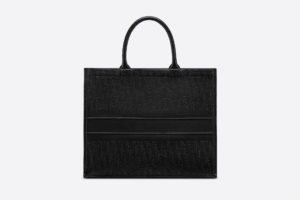 Tui Dior Large Book Tote 'Black Dior Oblique Embossed' M1286ZWSO-M900