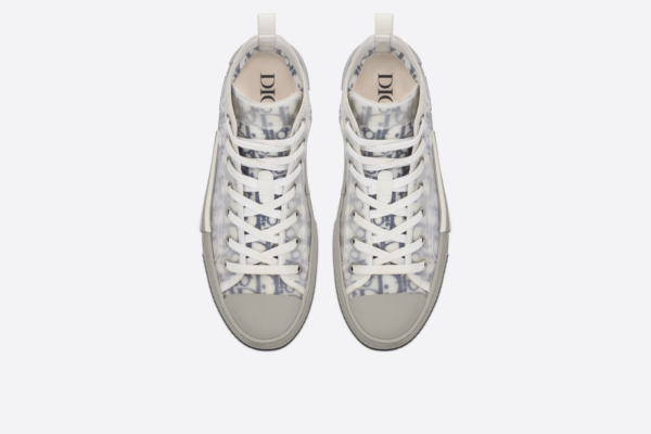 Giày Dior B23 High 'White Navy Blue' 3SH118YNT-H568 - Ảnh 4