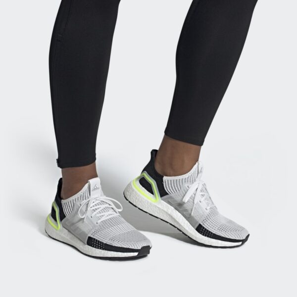 Giày Adidas UltraBoost 19 'White Yellow' EF1344 - Ảnh 2