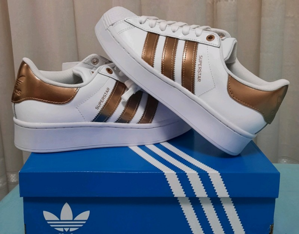 Giày Adidas Superstar 'Metalic Gold' FX4273 - Ảnh 2