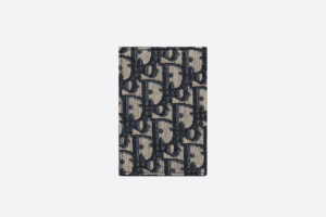 Vi Dior BI-Fold Card Holder 'Beige and Black Dior' 2ESCH138YSE-H05E