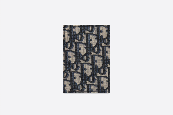 Vi Dior BI-Fold Card Holder 'Beige and Black Dior' 2ESCH138YSE-H05E