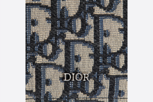 Vi Dior BI-Fold Card Holder 'Beige and Black Dior' 2ESCH138YSE-H05E