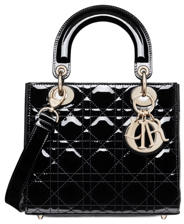 Tui Dior Small Lady Dior Bag 'Black Patent' M0531OWCB-M900