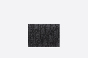 Vi Dior Business Card Holder 'Black Dior Oblique' 2ESCH136YSE-H03E