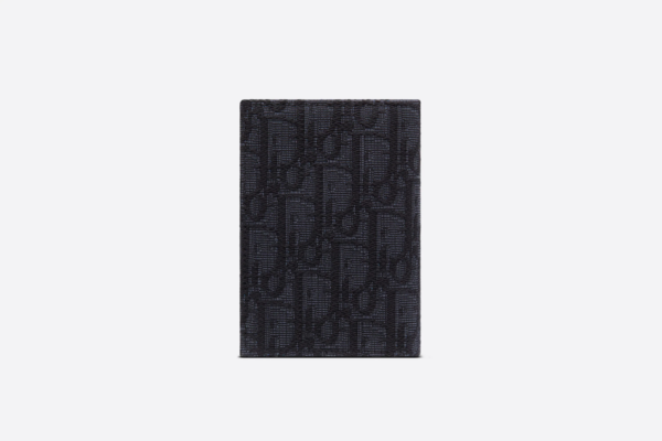Vi Dior BI-Fold Card Holder 'Black Dior' 2ESCH138YSE-H03E