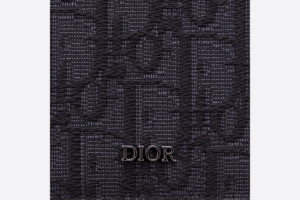 Vi Dior BI-Fold Card Holder 'Black Dior' 2ESCH138YSE-H03E