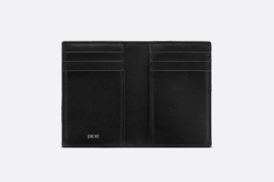 Vi Dior BI-Fold Card Holder 'Black Galaxy' 2ESCH138VPD-H03E