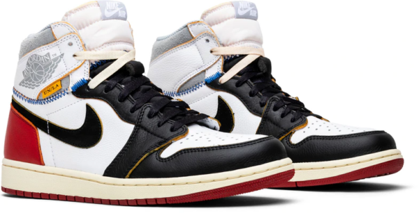 Giày Nike Union LA x Air Jordan 1 Retro High NRG 'Black Toe' BV1300-106 - Ảnh 8