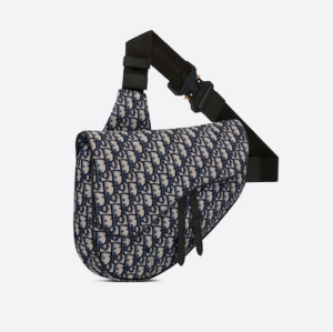 Alternative view of Túi Dior Maxi Saddle Bag 'Beige Black Dior' 1ADPO211YKY-H27E