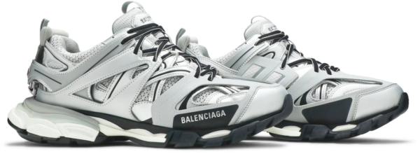 Giày Balenciaga Track Trainer Metallic Silver 542023-W2CD1-8100 - Ảnh 8