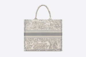 Tui Dior Large Book Tote 'Gray Toile De Jouy' M1286ZTDT-M932