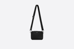 Tui Dior Pouch Shoulder Strap 'Black CD Icon' 2ESBC119CDI-H00N