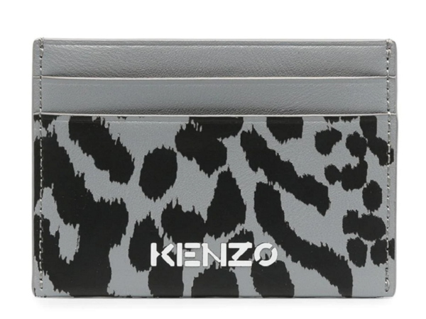 Ví Kenzo X Kansaiyamaoto Leather Card Case Anthractie FB55PM900L40