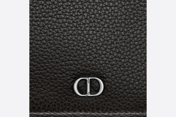 Vi Dior Zipped Card Holder 'Black CD Icon' 2ESBC250CDI-H00N