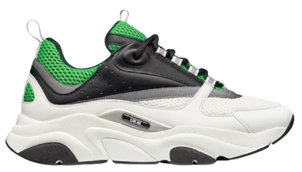 Giày Dior B22 Sneaker Technical Mesh 'White Green' 3SN231YKA-H066