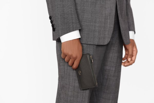 Vi Dior Zipped Card Holder 'Black CD Icon' 2ESBC250CDI-H00N