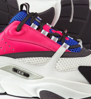 Alternative view of Giày Dior B22 Sneaker Technical Mesh 'Neon Pink' 3SN231ZKZ-H365