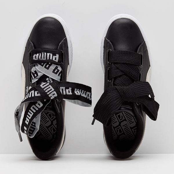 Giày Puma Wmns Basket Heart 'Black White' 364082-01 - Ảnh 3