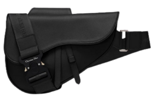 Tui Dior Saddle Bag Black Grained Calfskin 1ADPO093YMJ-H00N
