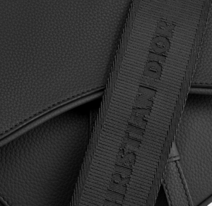 Tui Dior Saddle Bag Black Grained Calfskin 1ADPO093YMJ-H00N