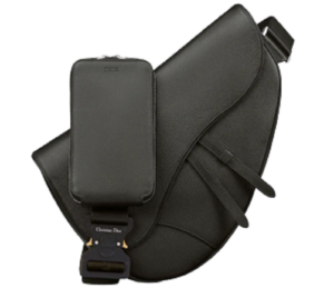 Tui Dior Maxi Saddle Bag Black 1ADPO211YMJ-H00N