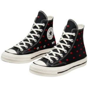 Alternative view of Giày Converse Chuck 70 Crafted With Love High Black Red A01600C