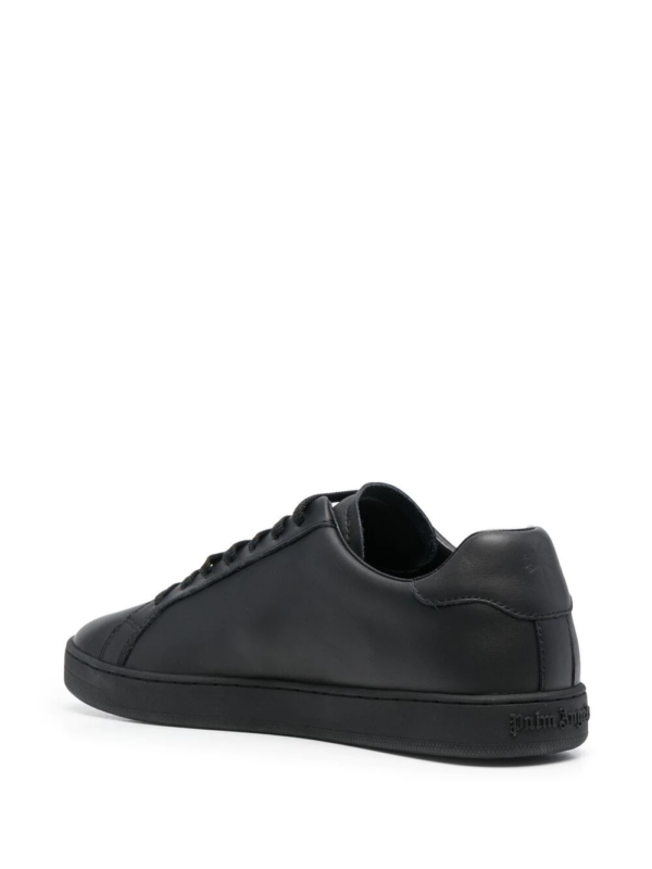Giày Palm Angels Black Leather Sneaks PMIA058S21LEA0011060 - Ảnh 2