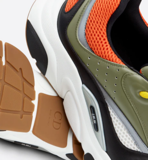 Alternative view of Giày Dior B22 Sneaker Technical Mesh 'Orange White' 3SN231YXX-H662