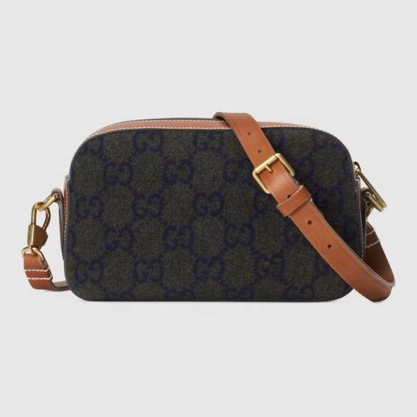 Túi Gucci Brown Leather 'Dark Green' 671625-2K3ET-3380 - Ảnh 3