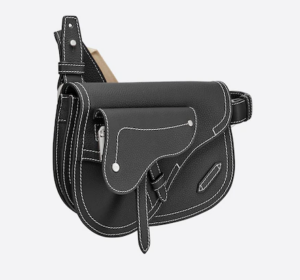 Tui Dior Saddle Pouch Black 1ADPO095YKK-H00N