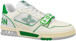 Giày Louis Vuitton LV Trainers 2021 'Green ' 1A98UX