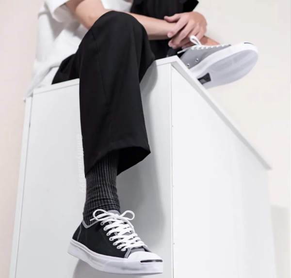 Giày Converse Jack Purcell Low 'Happy Camper Black'  167920C - Ảnh 2