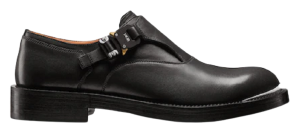 Giày Dior Evidence Derby Monk Black Smooth Calfskin 3DE328ZGK-H969