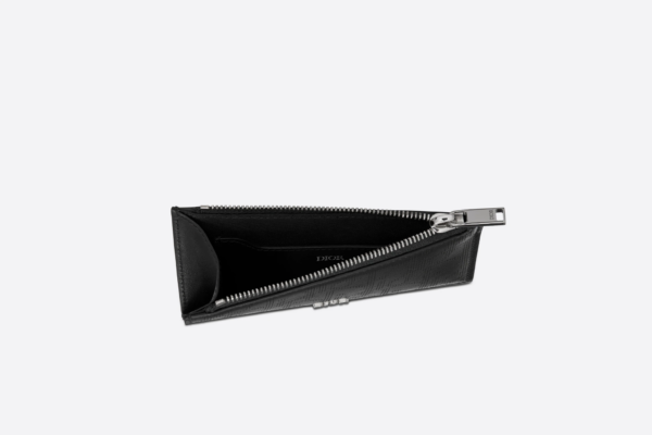 Vi Dior Zipped Card Holder 'Black Dior' 2ESBC250VPD-H03E