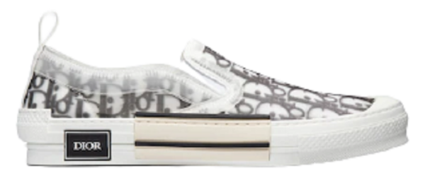 Giày Dior B23 Slip On Sneaker 'Black White' 3SN282YJP-H069