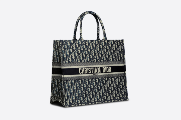 Tui Dior Book Tote Large 'Blue Oblique' M1286ZRIW-M928