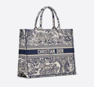 Tui Dior Large Dior Book 'Blue Toile de Jouy Embroidery' M1286ZTDT-M808