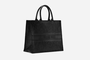 Tui Dior Large Book Tote 'Black Dior Oblique Embossed' M1286ZWSO-M900