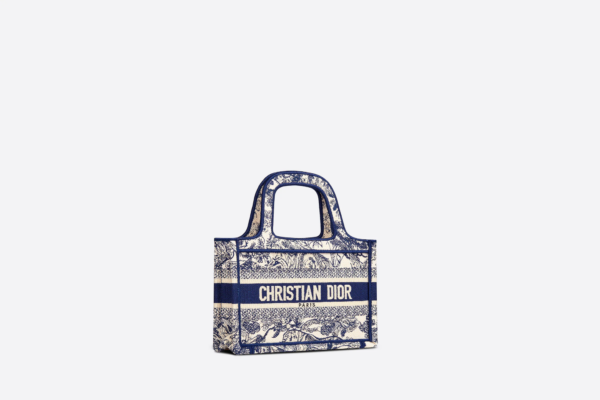 Tui Dior Book Tote Mini 'Blue Toile Embroidery' S5475ZTDT-M808