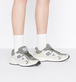Alternative view of Giày Dior B30 Sneaker Olive Mesh and Cream Technical Fabric 3SN279ZLY-H661
