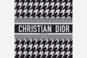 Tui Dior Medium Book Tote 'Black Macro Houndstooth' M1296ZTQT-M911