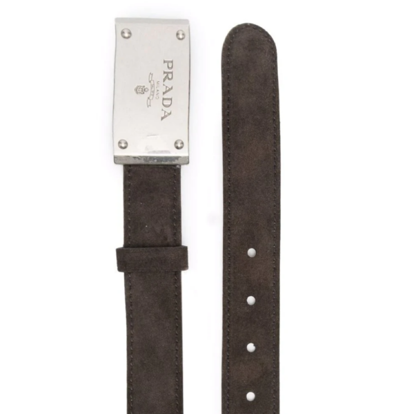 Thắt Lưng Prada Logo-Buckle Belt 2C437806SCMF0003 - Ảnh 2