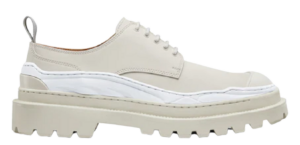 Giày Dior And Sacai Derby Shoe Cream Nubuck Calfskin 3DE332ZHO-H060