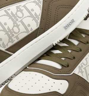 Alternative view of Giày Dior B27 Low Top Sneaker Olive Nubuck Calfskin Galaxy Leather 3SN272ZML_H660