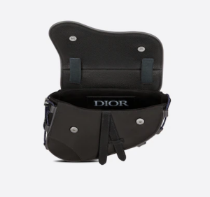 Tui Dior Mini Dior And Sacai Saddle Bag Black Technical Fabric
