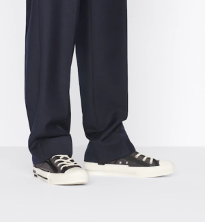 Alternative view of Giày Dior B23 High Top Sneakers 'Black Oblique Kumo' 3SH118ZBK-H961