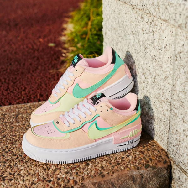 Giày Nike Wmns Air Force 1 Shadow 'Arctic Punch Barely Volt' CU8591-601 - Ảnh 4