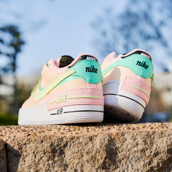 Giày Nike Wmns Air Force 1 Shadow 'Arctic Punch Barely Volt' CU8591-601 - Ảnh 6