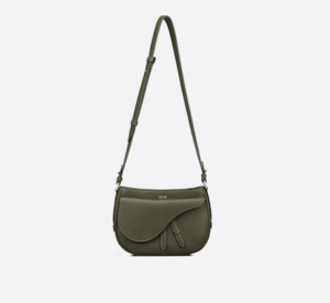 Tui Dior Mini Saddle Soft Bag Olive 1ADHO033ULC-H620
